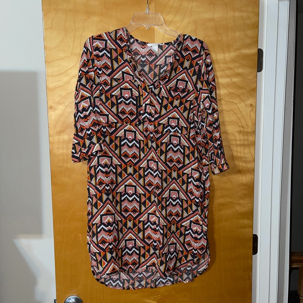 H&M geometrical dress